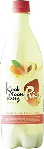 KOOKSOONDANG Makgeolli Pfirsich, 3 Prozent volumen - 1 x 750 ml