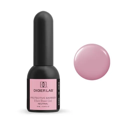DidierLab - Premium Smart Fiberglas Gel Base Neutral - Nagelhärter - UV Lack für Maniküre - Gel Nagellack für Nagelschutz