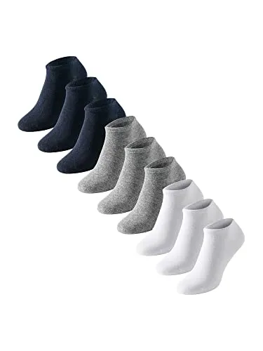 Uncover by Schiesser Damen 9 Pack Sneaker Socken Sportsocken - Sparpack