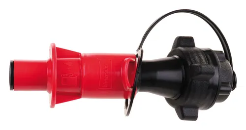 hünersdorff Sicherheits-Einfüllsystem für Kraftstoff - Kanister - Sicheres und einfaches Betanken von Kraftstoff mit hochwertigem HD-PE-Material, ideal für alle gängigen Kanister bis 5,0 L.