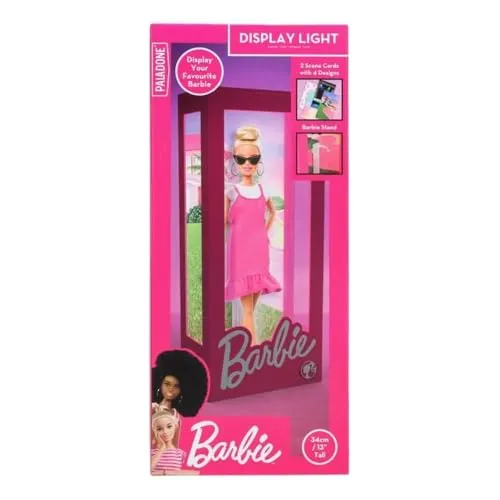 Barbie Puppen-Ausstellungsbox Licht - Offiziell lizenziert - Nussknacker: Stilvolle beleuchtete Vitrine für Barbie-Puppen, ideal zur Präsentation und Aufbewahrung Ihrer Sammlung. Perfektes Geschenk für Barbie-Fans!