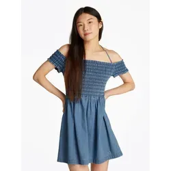 Damen Kleid aus Chambray L in blau von Tommy Hilfiger