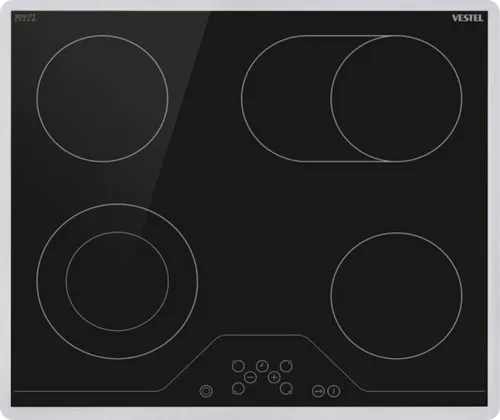 Vestel Glaskeramikkochfeld 60 cm mit Bräterzone