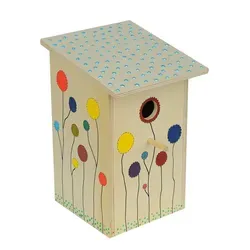 Bausatz Nistkasten ohne Schrauben, blanko - Nistkasten-Bausatz aus Holz – Fördern Sie Naturbewusstsein und handwerkliche Fähigkeiten. Ideal für Kinder und Erwachsene, um heimische Wildvögel zu schützen und kreativ zu gestalten.