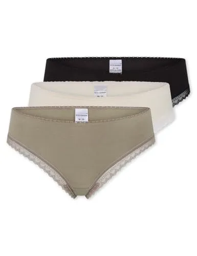 Schiesser Damen 3 Pack Tanga String mit Spitze - Elegante Unterwäsche - Entdecken Sie das Schiesser Damen 3 Pack Tanga String mit Spitze. Die perfekte Kombination aus Stil und Komfort für jeden Tag, ideal für moderne Frauen.