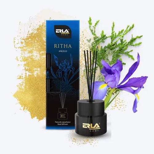 Duftstäbchen Diffuser mit Stäbchen Raumduft 100ml Zedernholz Iris Ritha Angelo