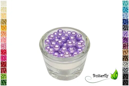 Creativery Bastelperlen, 50 Wachsperlen 8mm