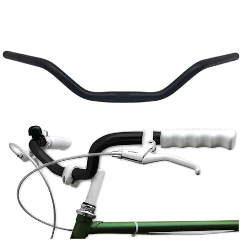 Ergonomischer City-Bike Fahrradlenker 25,4 mm - Fahrradlenker für Damen- und Herrenfahrräder, ermöglicht eine aufrechte Sitzposition für mehr Komfort und entlastet Rücken und Handgelenke.