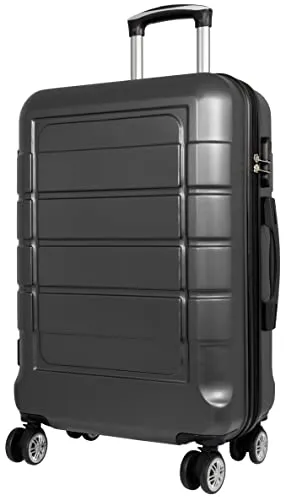 Monopol City-Koffer mittelgroß Hartschale Como 67 cm 64 Liter 4 Räder Zahlenschloss Anthrazit