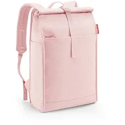 reisenthel Rucksack urban rolltop backpack Twist Blush Rosa - Daypacks mit rollbarem Verschluss und wasserabweisendem Material, ideal für Stadtabenteuer und eleganten Stil.