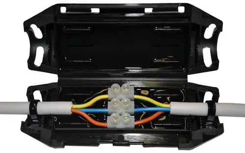 Filoform GT GTQ 1,5-2,5 Quicki Verbindungsmuffe, Gel, mit 3-pol. Lüsterklemmer, 3x1,5-2,5mm² (001000)