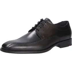 Lloyd GEORGE Business Schnürschuhe für Herren - Schwarz 40 1/2 EU - Elegante Schnürschuhe aus hochwertigem Glattleder, ideal für Büro und Freizeit. Ergonomische Passform und rutschfeste Gummisohle sorgen für optimalen Komfort und sicheren Halt.