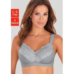 petite fleur Soft-BH (Packung, 2 Stück) ohne Bügel mit Komfortträgern