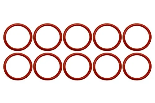 10x O-Ring 32x4mm Rot Silikon Dichtung Innen 32mm Außen 40mm