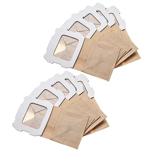 vhbw 10x Turbofilter kompatibel mit Makita BO4565J, BO4566, BO5030, BO5031, BO5041 Schwingschleifer, Exzenterschleifer - Papier-Staubbeutel Set