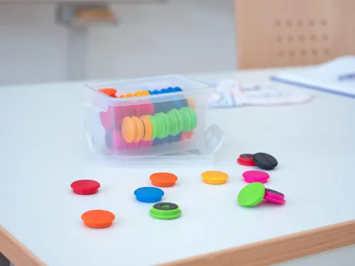 Betzold Magnet Magnete, 80 Stück im Set, mehrfarbig