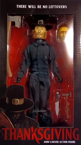 Neca John Carver Actionfigur im Thanksgiving-Outfit, 20 cm - Actionfigur aus dem Film 