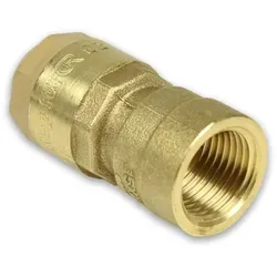 Messing Steckfitting Übergang mit Innengewinde für Kupferrohr, verschiedene Größen (Ausführung: 22 - 3/4''IG)