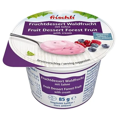 Frischli Fruchtdessert Waldfrucht mit 85g
