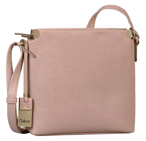 Gabor bags Gela Damen Umhängetasche - Mittelgroß in Rosa - Umhängetasche aus grob genarbtem Lederimitat mit verstellbarem Schulterriemen, ideal für jeden Anlass. Maße: 25x6,5x23,5 cm, nur 285 g leicht.