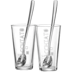 RitzenhoffundBreker Kaffeegläser Lena Set mit Löffel 350ml von Ritzenhoff & Breker