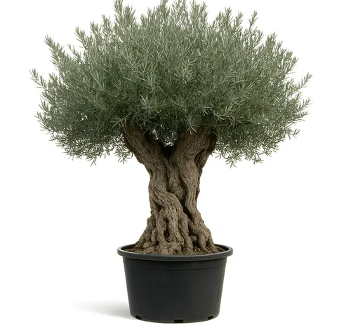 Palms-Store Olivenbaum ca.: 500 Jahre Alter schöner knorriger Stamm Olea Europaea, Knorriger Stamm, Immergrün & Extrem langlebig