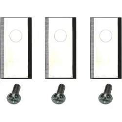 Genisys 30 Ersatz Messer Klingen kompatibel mit LANDROID von WORX (1-Loch - HQ - longlife - 0,9 mm) + Schrauben [DIN EN 50636 geprüft]