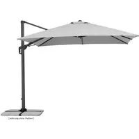 Schneider Sonnenschirm Rhodos Twist silbergrau 300 x 300 cm