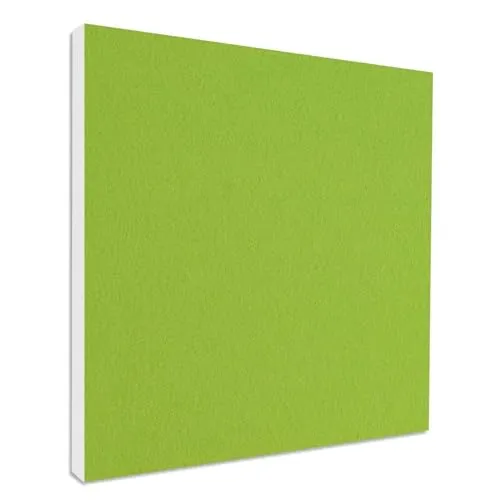 platino24 Schallabsorber COLORE I 55 x 55 x 5 cm I Akustikelement aus Basotect ® G+ I Stilvolle Schalldämmung in Hellgrün - Verbessern Sie die Raumakustik mit diesem stilvollen Akustikelement. Ideal für Wohnzimmer, Büro oder Gaming-Zimmer – die Kombination aus Design und Funktionalität sorgt für mehr Ruhe und ein angenehmes Ambiente.