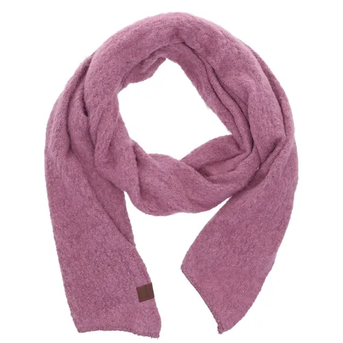 Antonio Damen Strickschal Bouclé in Berry in rot von Antonio