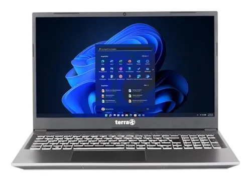 Terra Mobile 1500P R5-7430U - Leistungsstarker Laptop in Silber - Laptop mit 15.6' Full HD Display, AMD Ryzen 5-7430U, 16 GB RAM und 500 GB SSD – ideal für anspruchsvolle Anwendungen und mobiles Arbeiten.