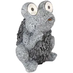 GLOBO LED Solar Frosch Figur Stehleuchte für den Garten