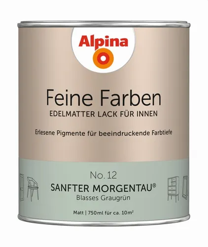 Alpina Feine Farben Lack No. 12 Sanfter Morgentau 750 ml