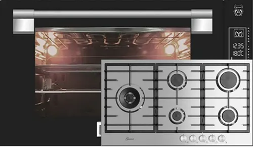 Kaiser EH 9309 Einbau  Elektro backofen 90cm +Gaskochfeld  90 cm GCH FG 905 VPGL