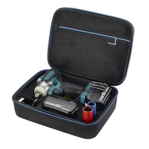Supremery Tasche kompatibel mit Makita DTW301Z DTW300Z Akku Schlagschrauber Case Zubehör kompakte Tragetasche Koffer
