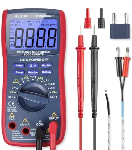 AstroAI Digital Multimeter 6000 Counts