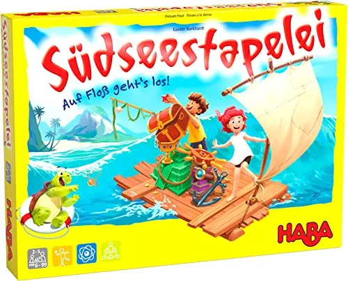 HABA 306698 - Südseestapelei, Großes Spiel ab 6 Jahren, made in Germany