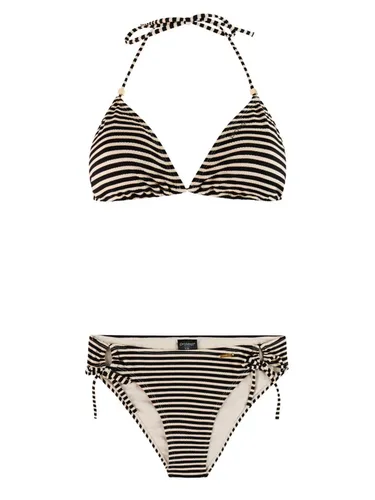 Protest Triangel-Bikini PRTMatch KITOFFWHITE - Der PRTMatch Triangel-Bikini von Protest überzeugt mit sportlichem Design und recyceltem Stretchstoff für optimalen Tragekomfort. Ideal für aktive Frauen, die Stil und Bewegungsfreiheit schätzen.