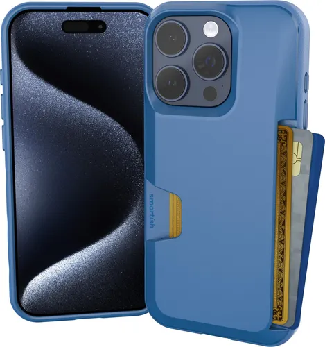 smartish Schutzhülle iPhone 15 Pro Wallet Slayer Vol. 1 blau, OVP