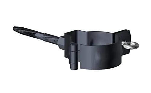 Trobak Fallrohrschelle DN 76 verzinkt anthrazit beschichtet