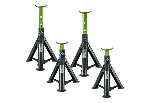 TRUTZHOLM Sägebock Unterstellbock 4 Stück, 2 Tonnen Traglast - 4x höhenverstellbare Unterstellböcke, max. 2 Tonnen Tragkraft pro Stück. Ideal für Werkstätten und Hobbyschrauber, perfekt für sichere Wartungsarbeiten an Fahrzeugen.