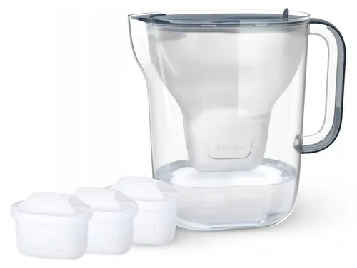 Brita Style Essential XL Wasserfilterkanne + 3 MAXTRA Pro Filter