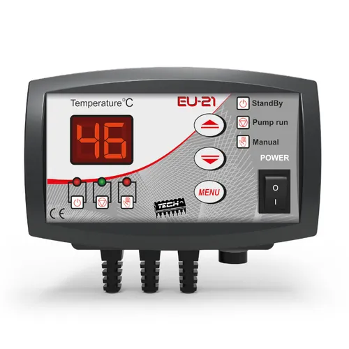 TECH Pumpenregler | EU-21 R | für Zentralheizungspumpen | Anti-Stopp