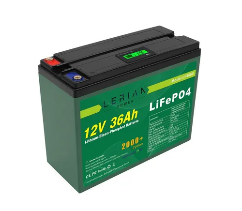 LERIAN POWER LiFePO4 Akku 12V 36Ah