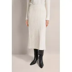 bugatti Jerseyrock aus einer Kaschmir-Wollqualität in weiß von Bugatti