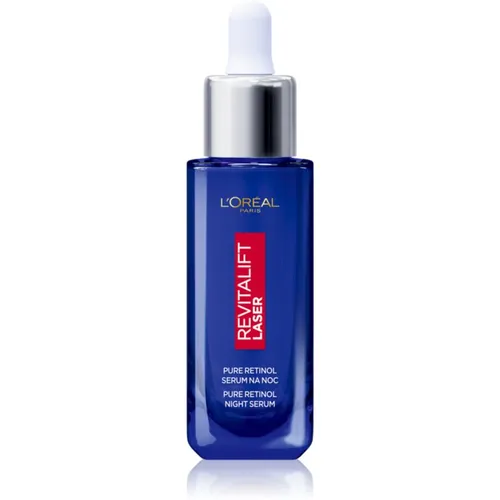 L’Oréal Paris Revitalift Pure Retinol Nachtserum 30 ml - Gesichtsserum für Damen, wirkt intensiv gegen Falten und feine Linien, erneuert die Elastizität der Haut und spendet tiefenwirksame Feuchtigkeit für ein jugendliches Hautbild.