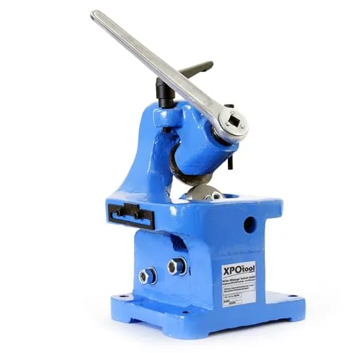 XPOtool Hebelrollenschere für präzise Blecharbeiten - Handwerker-Scheren für sauberes Zuschneiden von Blechen bis 3 mm Stärke, ergonomisches Design für müheloses Arbeiten und stabile Bauweise für Langlebigkeit.