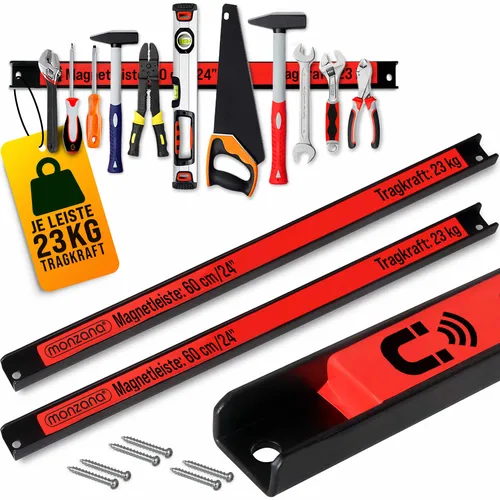 DeubaXXL DE Magnetleiste 2er-Set 60cm inkl Montagematerial 991764