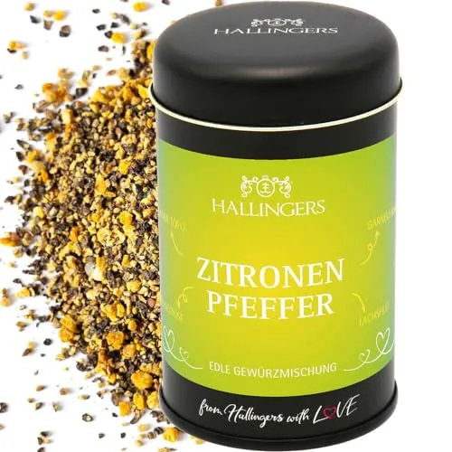 Hallingers Genuss Manufaktur Premium Pfeffer für Gemüse, Marinade & Salatdressing|Made in Bayern