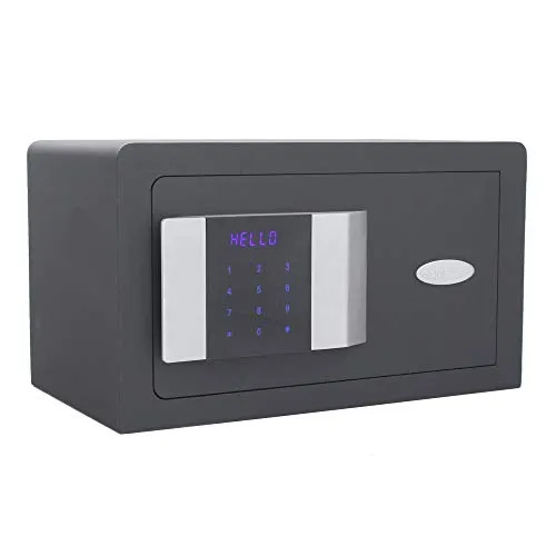 Rottner Hoteltresor Prestige 200 Touchscreen - Safes mit hochwertigem Elektronikschloss und mechanischer Notöffnung, ideal für Hotels und Privatanwender, inklusive LED-Innenbeleuchtung und Teppich.